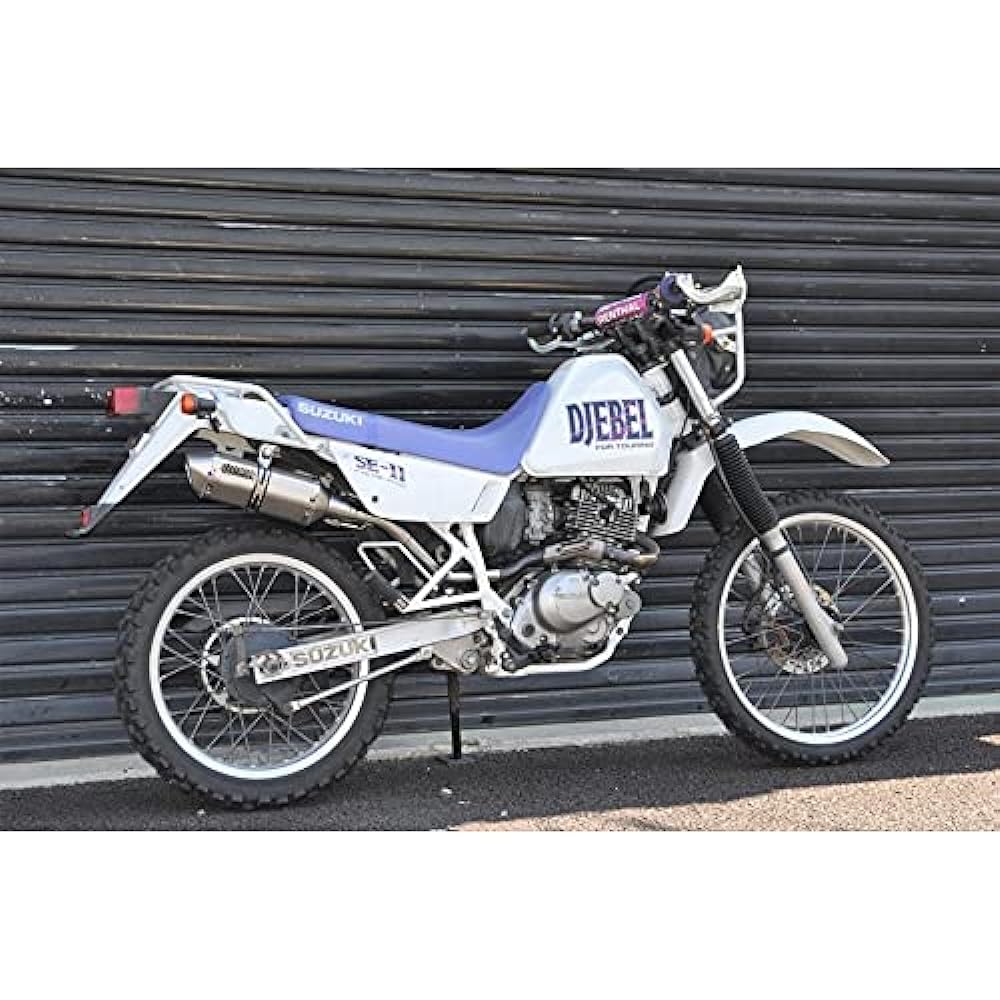 SECRET SPEED Suzuki Jebel 125 (SX125) Bike Muffler Solid Motard Deformed Slip-on SUS Stainless Steel Muffler DJEBEL125 ss-201-s08