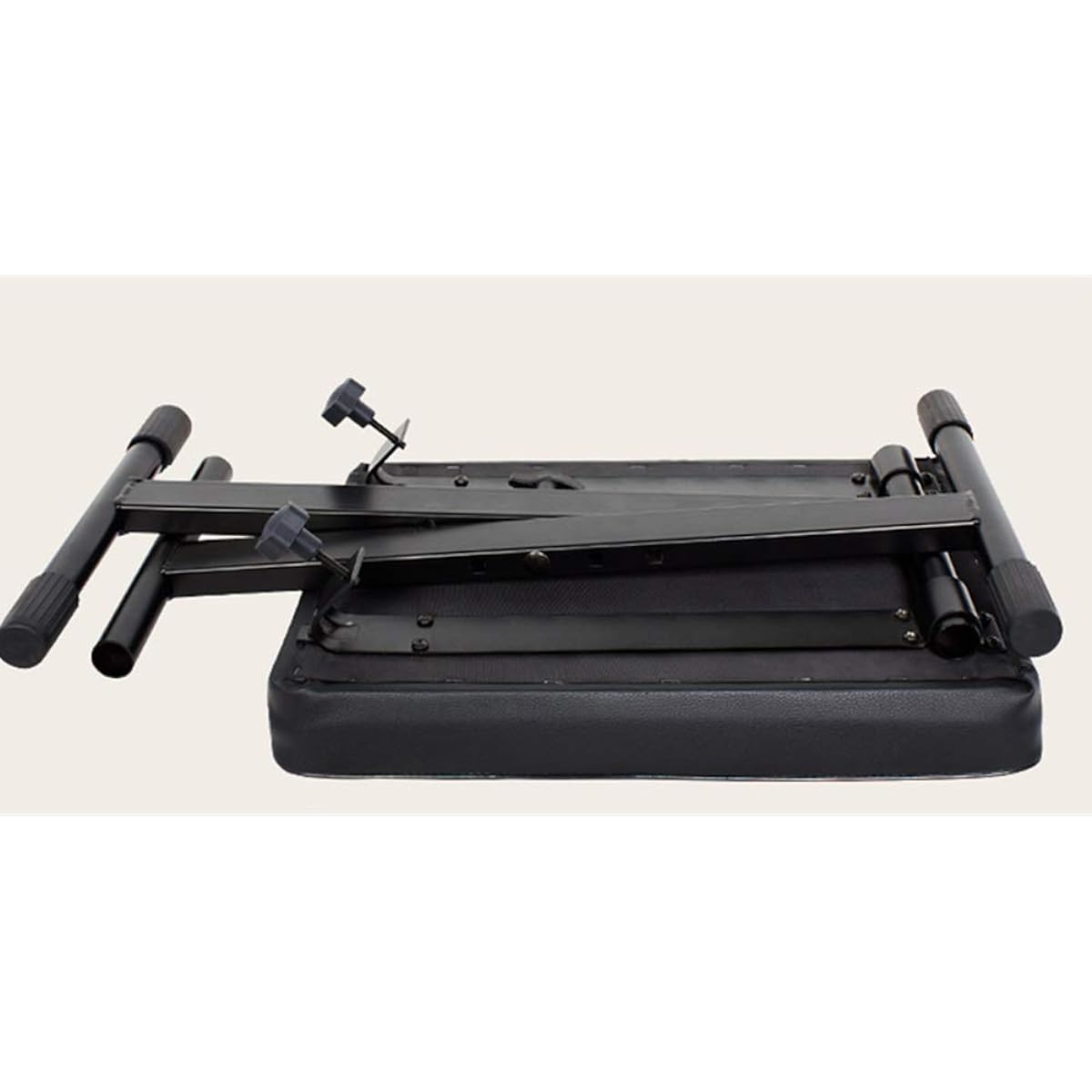 Piano Bench Lifting Folding Piano Stool Ergonomic Piano Stool Comfortable Seating Experience (Color : Black, Size : 43x30x53cm)