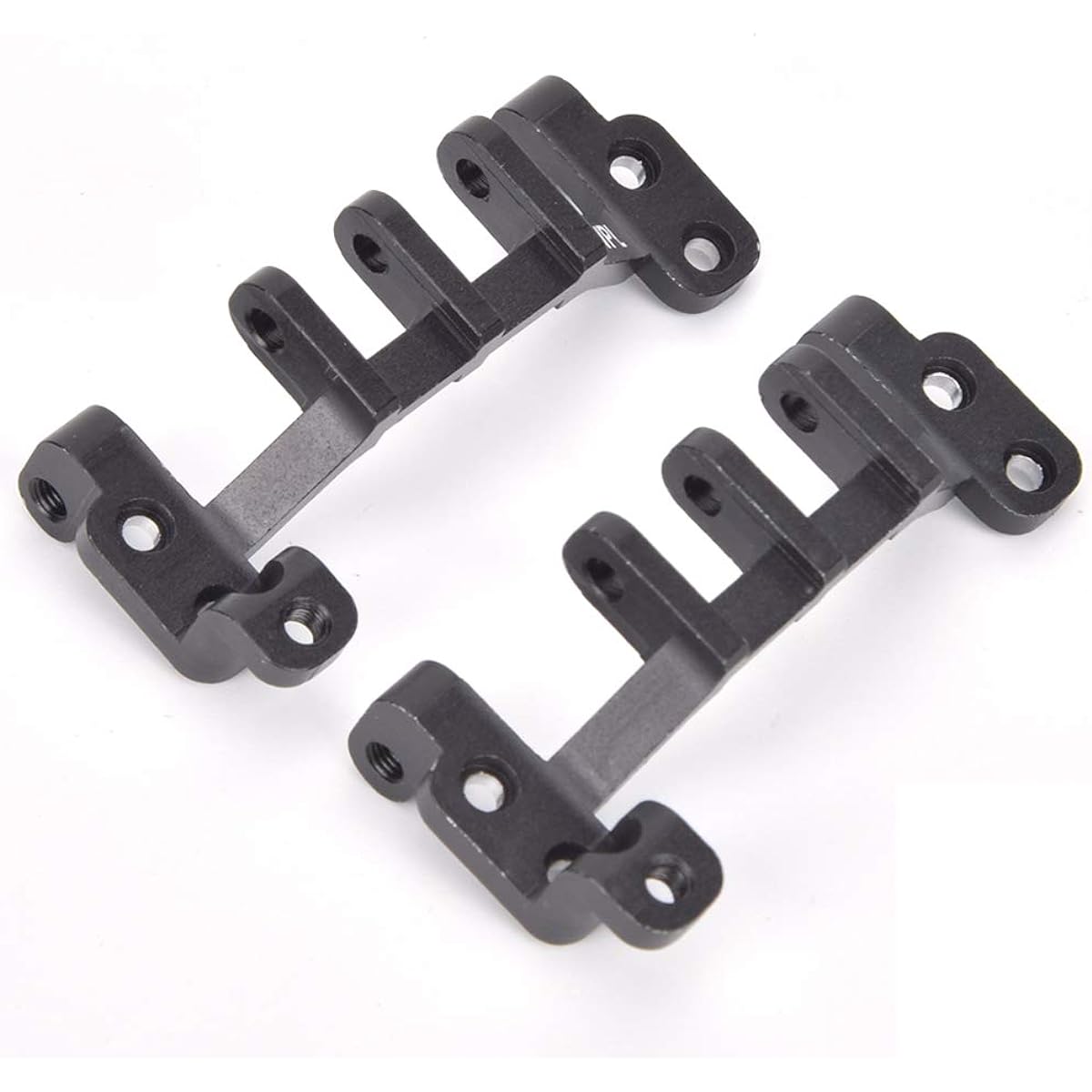 RC Pull Rod Base, RC Metal Pull Rod Base Sheet for C34 C34K C34KM C44KM 1/16 RC Car 2pcs (Black)