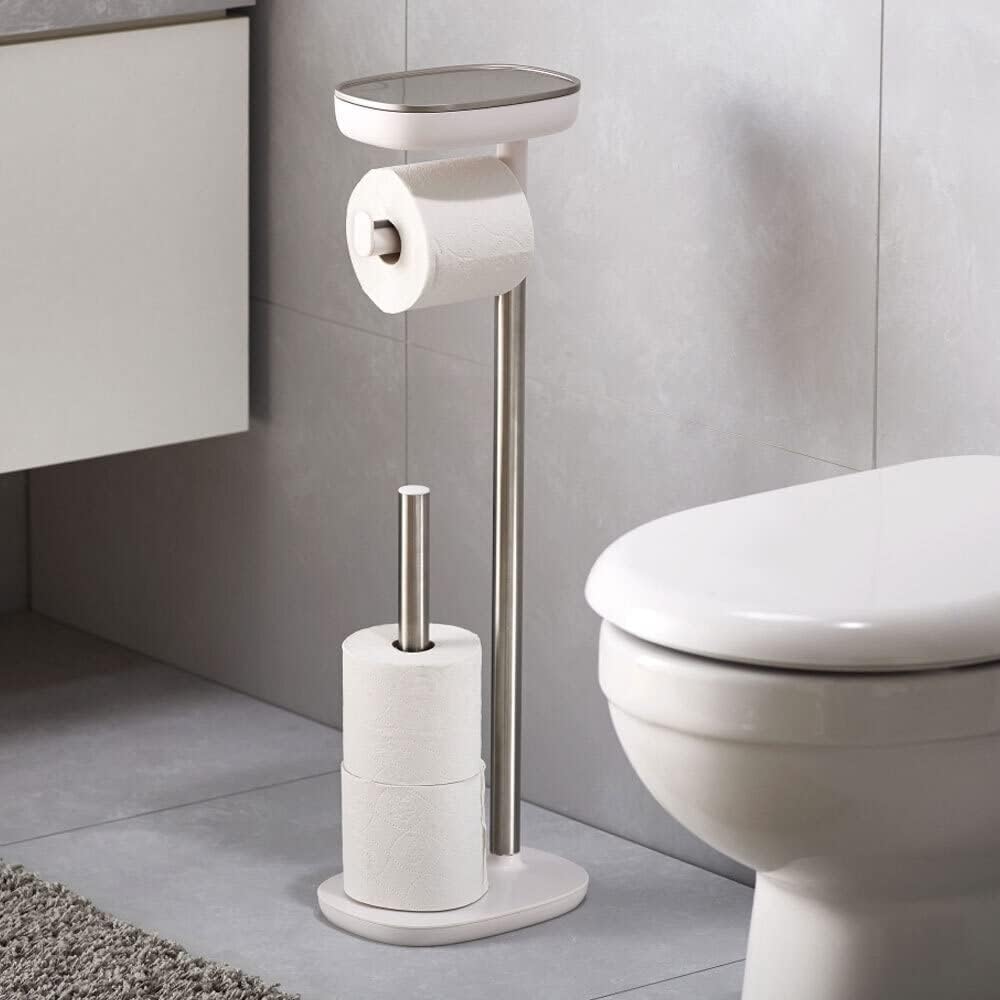 [Genuine] Joseph Joseph Toilet Paper Storage Easy Store Butler Toilet Paper Holder Stainless Steel 70518