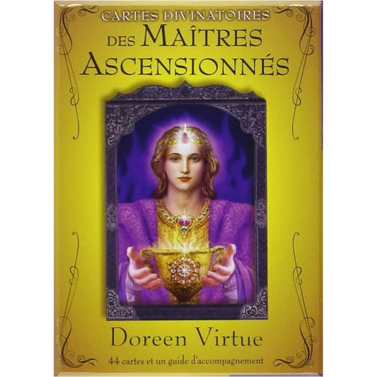 Ascended Masters Oracle Cards, French version, authentic, unopened, gold frame, Japanese translation support manual included, Doreen Virtue