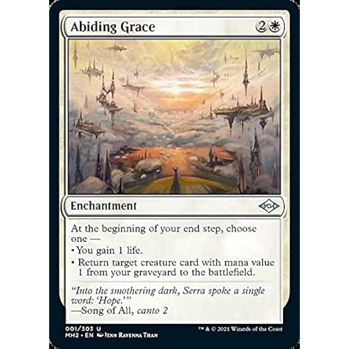 Magic: The Gathering - Abiding Grace (001) - Foil - Modern Horizons 2