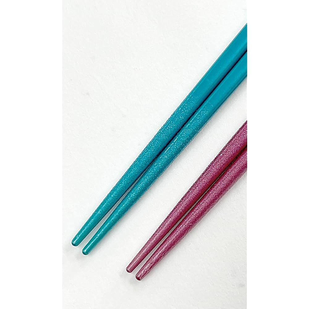 Couple chopsticks, cherry blossom pearl, blue, pink, dishwasher safe, paulownia box and wrapping included, gift for grandpa and grandma, Respect for the Aged Day [77]