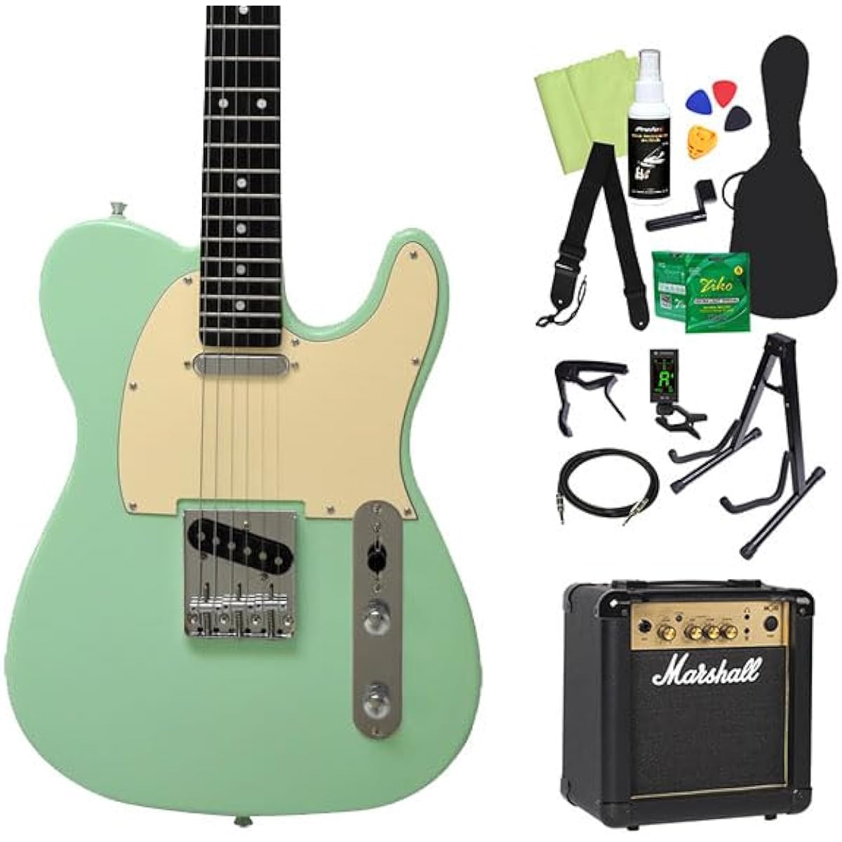 Photogenic TL-180 Electric Guitar Beginner 14-piece Set [Includes MG10] SFG Telecaster Type Photogenic