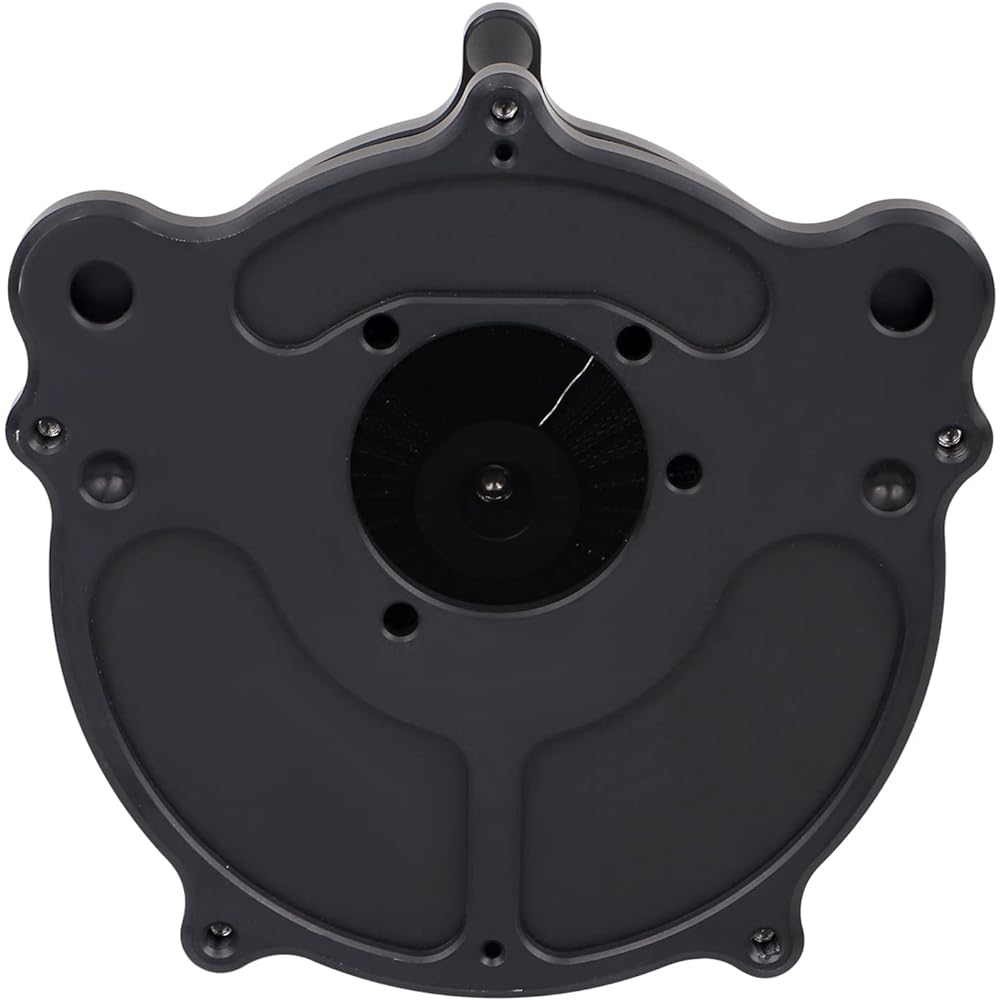 XMMT Matte Black Aluminum CNC Spike Air Cleaner Intake Filter for Harley Dyna Super Glide Street Bob Fat Bob 1993-2016 Touring 1993-2007
