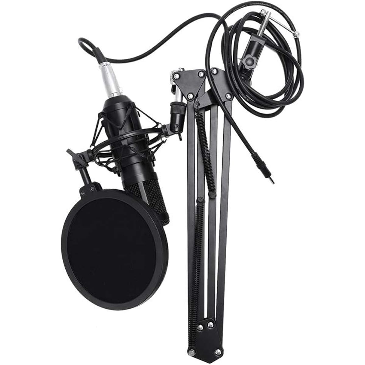 Microphone Hot Professional Full Set Meal Condenser Microphone Phantom Power USB Sound Card Recording Studio KTV/PC Microphone