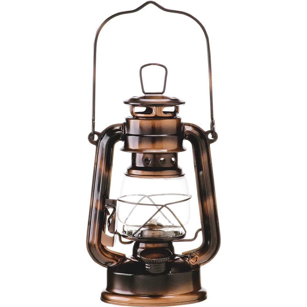 Kameyama Candle Oil Lantern Silver & Oil Lantern Mini Copper (SJ5740020SI & SJ5740010CP)