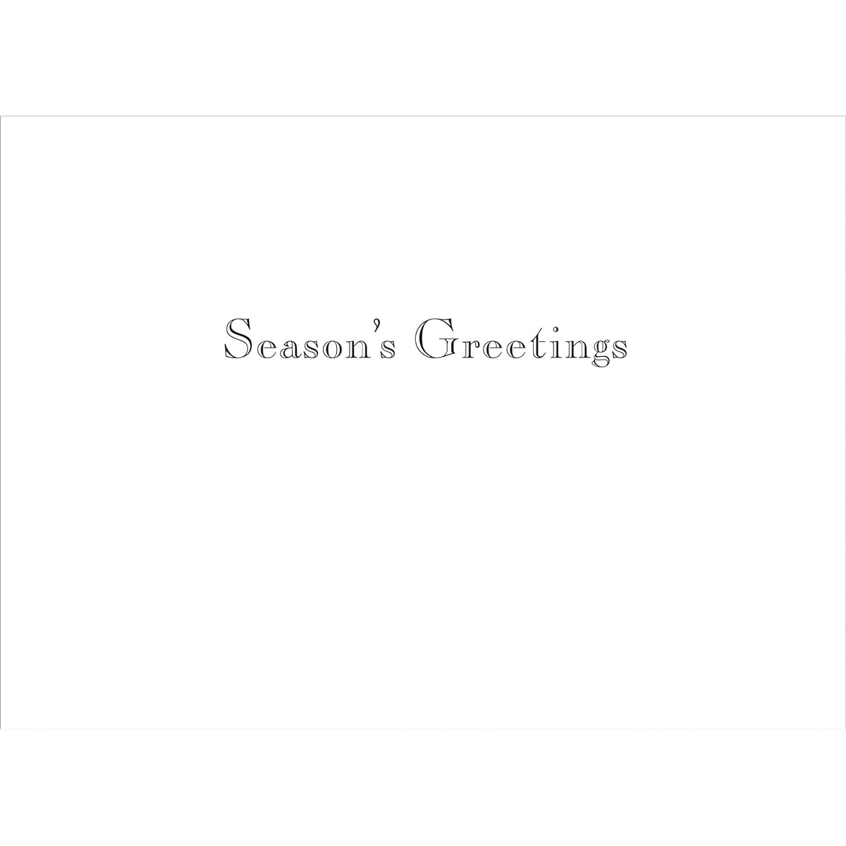 Reindeer, Kids, Christmas Tree, Christmas Holiday Boxed Card Set of 12 "Season's Greetings" Cards and 12 Envelopes. Made in the USA