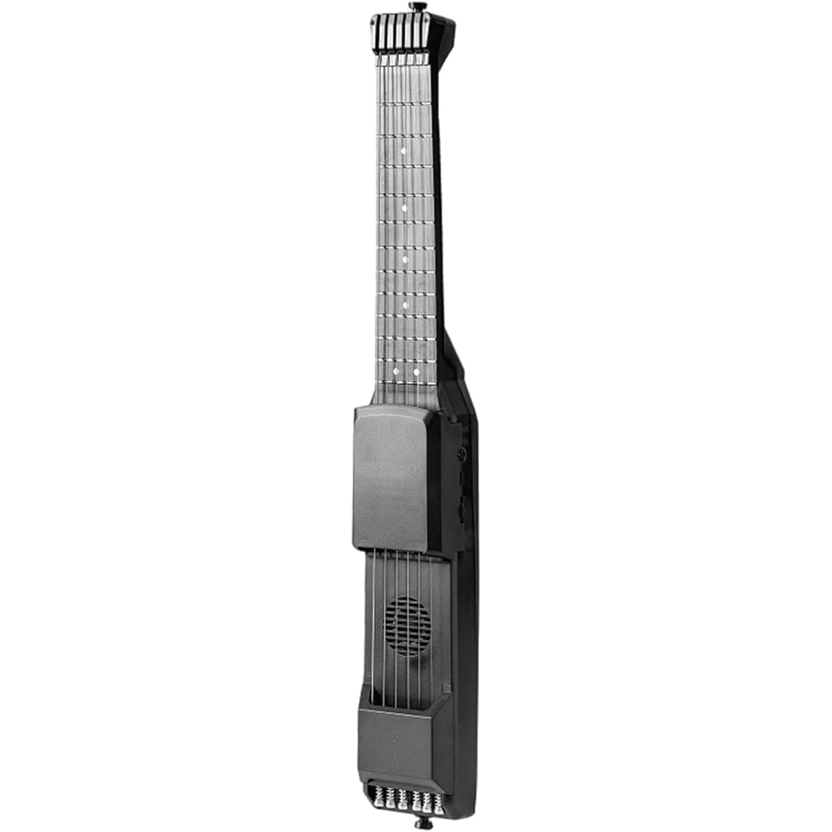 LOL-FUN Pocket Guitar String Trainer Portable Lightweight Gadget for Beginners Practice Easy to Use 3.5mm Jack Mini Training Fretboard, 7 Frets