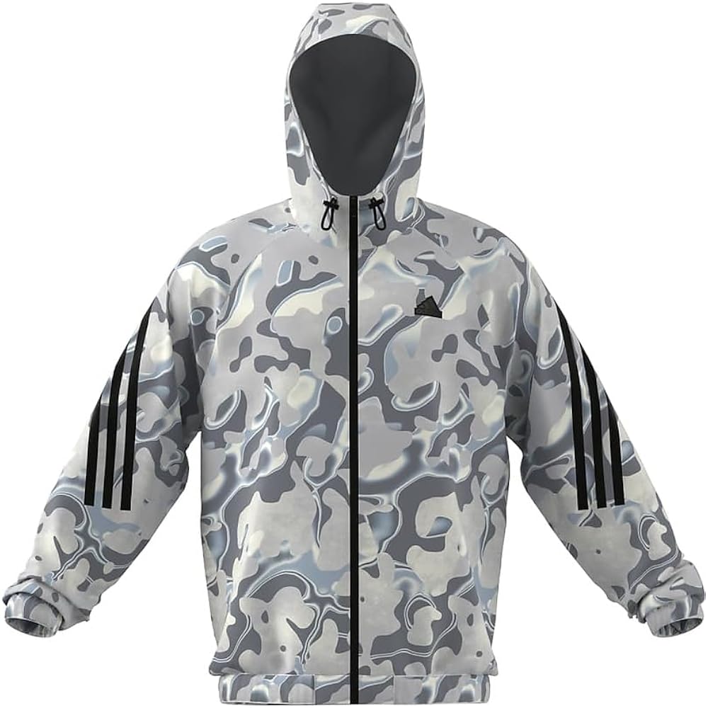 [Adidas] Hoodie Future Icon All Over Print Full Zip Hoodie DTZ91 Men's