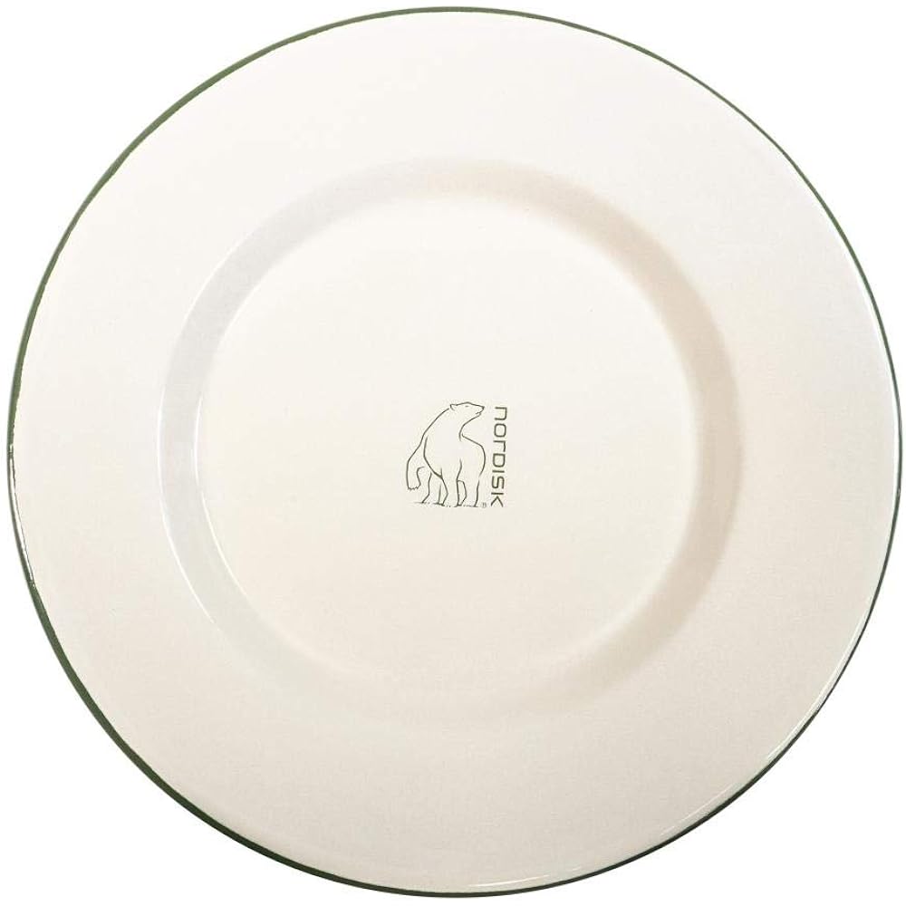 NORDISK Outdoor Camping Enamel Madam Bla Plate (Madam Bla Plate) Diameter 24cm [Genuine Japanese Product]