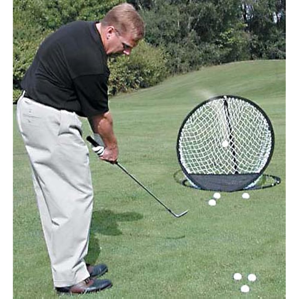 R-STYLE Approach Practice Golf Net, Foldable and Portable Set with Practice Ball