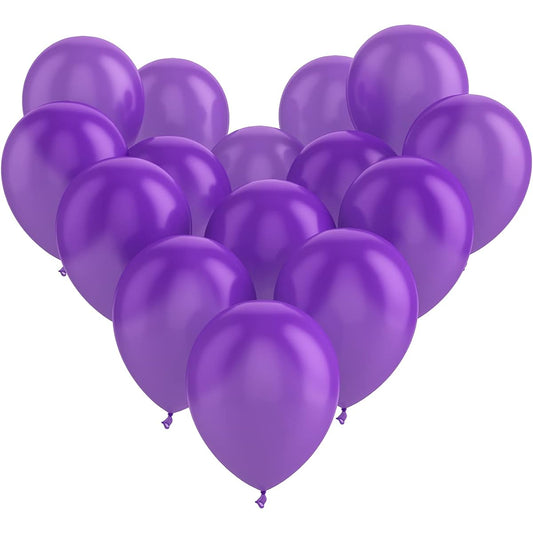 100pcs Purple Balloons 12inch 12 Assorted Rainbow Party Latex Balloons for Party Decorations Birthday Party Supplies Arch Decorations