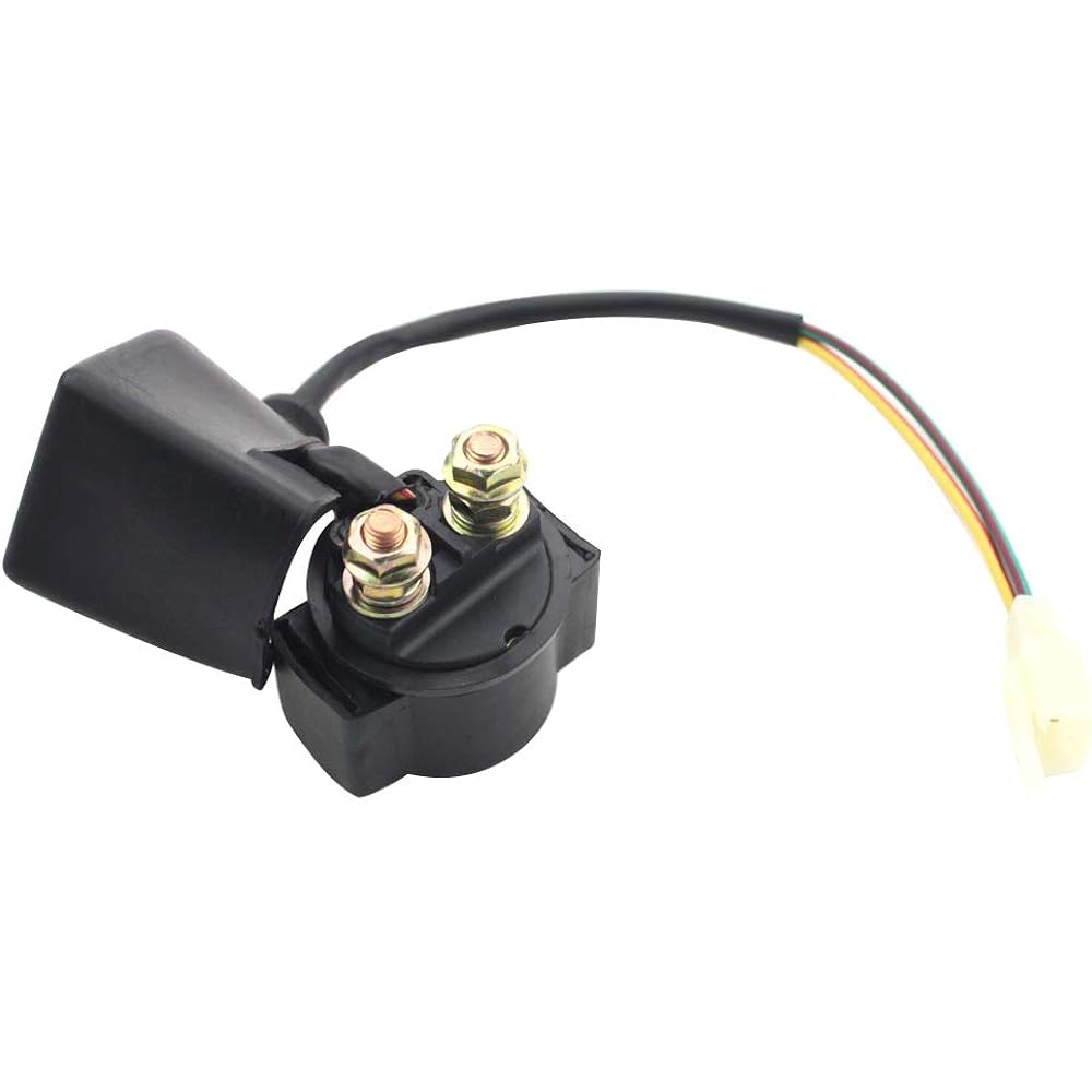 WOOSTAR 2 Pin Starter Solenoid Relay Replacement for 50cc 70cc 90cc 110cc 125cc Taotao Kazuma Sunl ATV Quad Dirt Bike Pocket Bike Go Kart