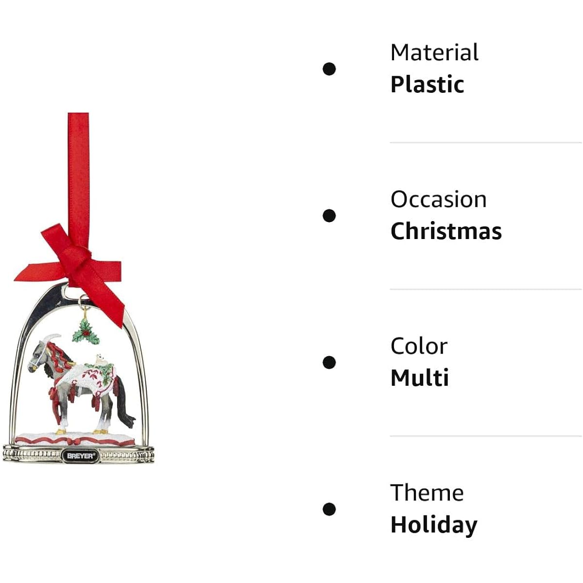Breyer Horses 2021 Holiday Collection | Stirrup Ornament - Arctic Magnificence | Model #700322