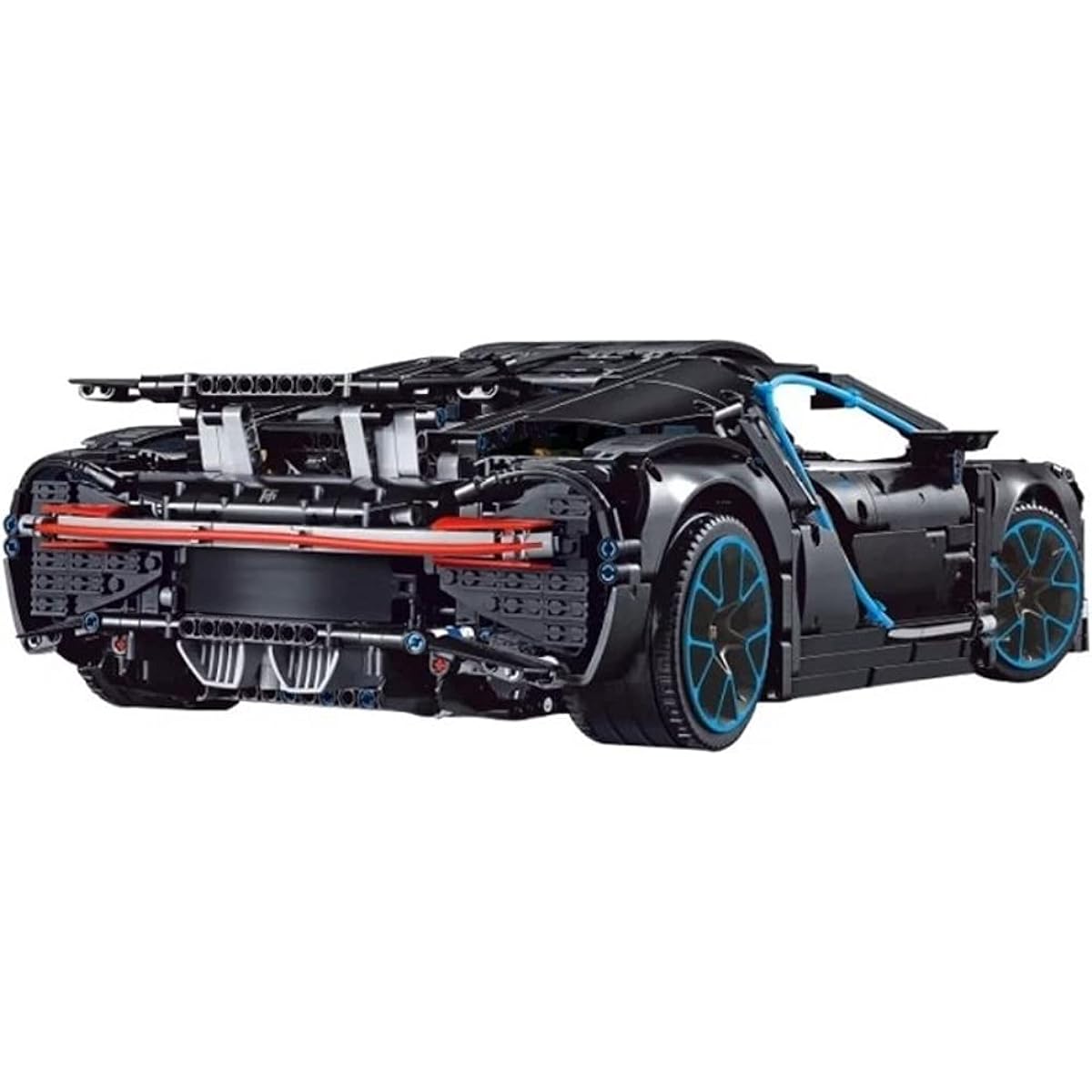 Block Technique Bugatti Chiron Black DECOOL Bugatti Chiron 3786 pieces Domestic stock Outer box included [Parallel import goods]