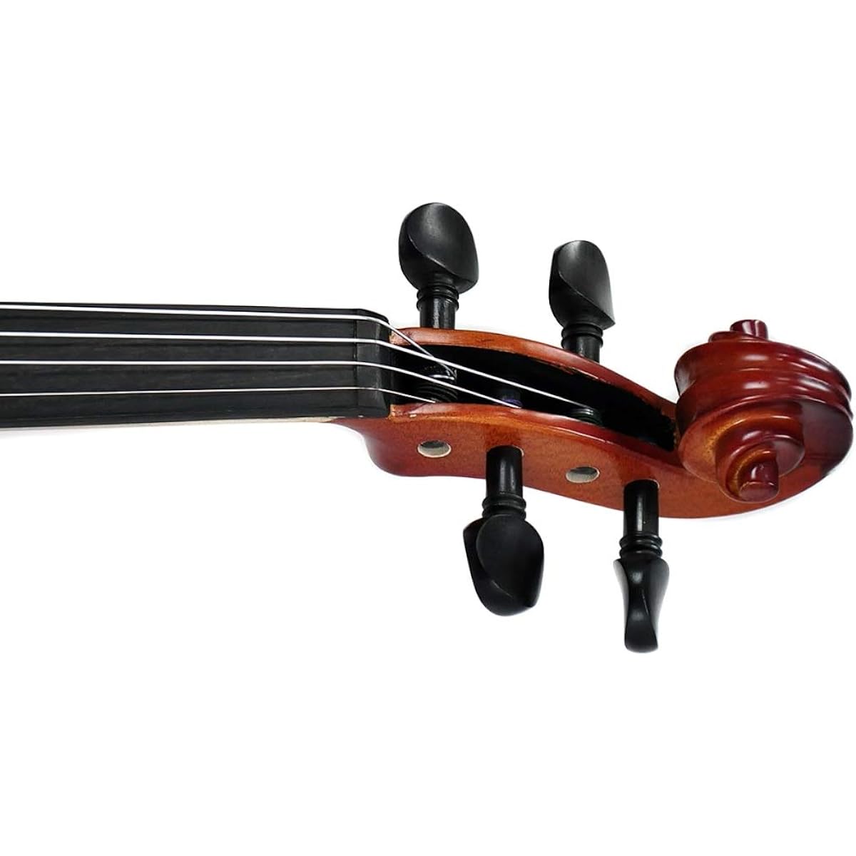 PLAYTECH Violin Regular Model 4/4 Size Ebony Fingerboard with Bow and Case PVN344