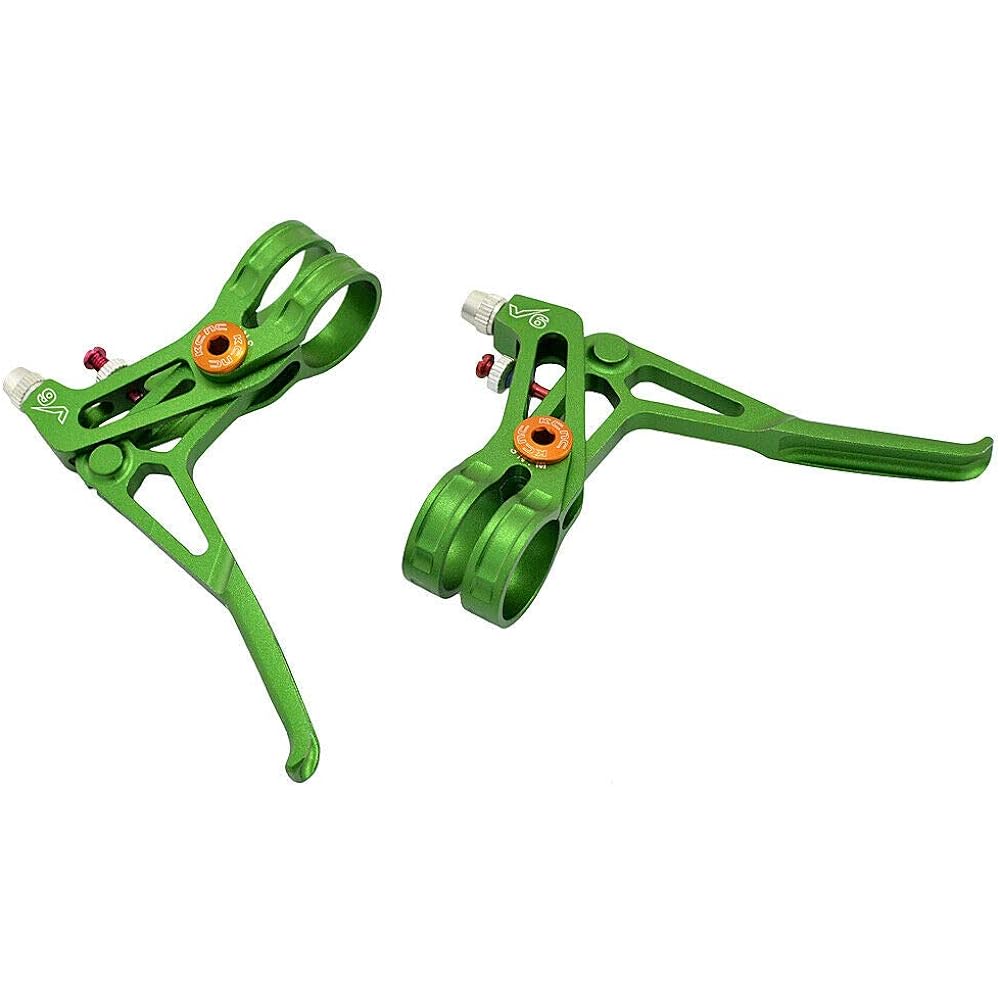 KCNC V6 Fully CNC Machined MTB Brake Lever, 66g, Green, SK2127