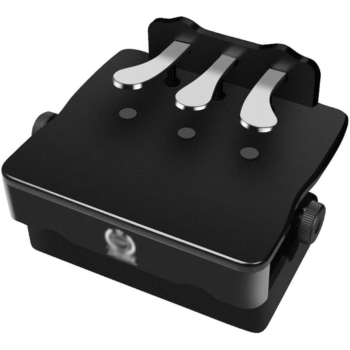 Piano Auxiliary Pedal Electronic Auxiliary Pedal Stool Lifting Wooden Children's Piano Auxiliary Pedal Delay Universal Piano Pedal (Color: Black, Size: 14-20cm)