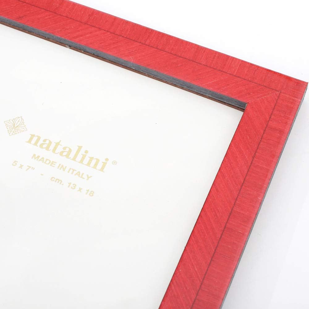 [NATALINI] Made in Italy Natalini Photo Frame Handmade Red Red Rosso Interior Wooden Photo Frame Bergamo