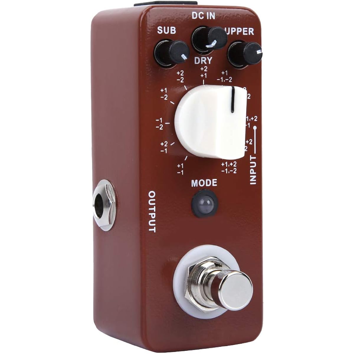 VGEBY Mini Electric Guitar Octave Effect Pedal True Bypass 11 Octave Mode Effects