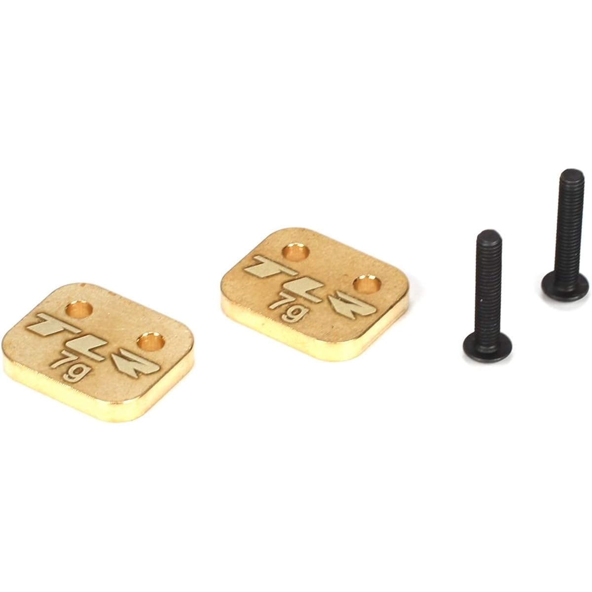Losi 22: Brass Weight System (Rear Motor/2pcs) - TLR4167