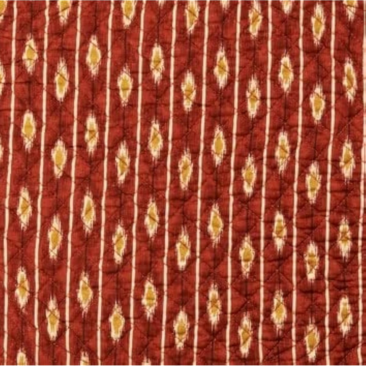 Quilted 14" x 51" Runner, Ikat