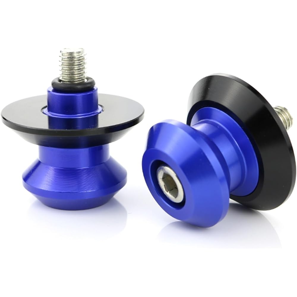 Motorcycle Swing Arm Spool Slider FOR Y-am-ah-a YZF-600R FZ1 FZ8 Fazer Motorcycle CNC Aluminum Alloy Swing Arm Bobbin Swing Arm Stand Screw Slider (Color : C)