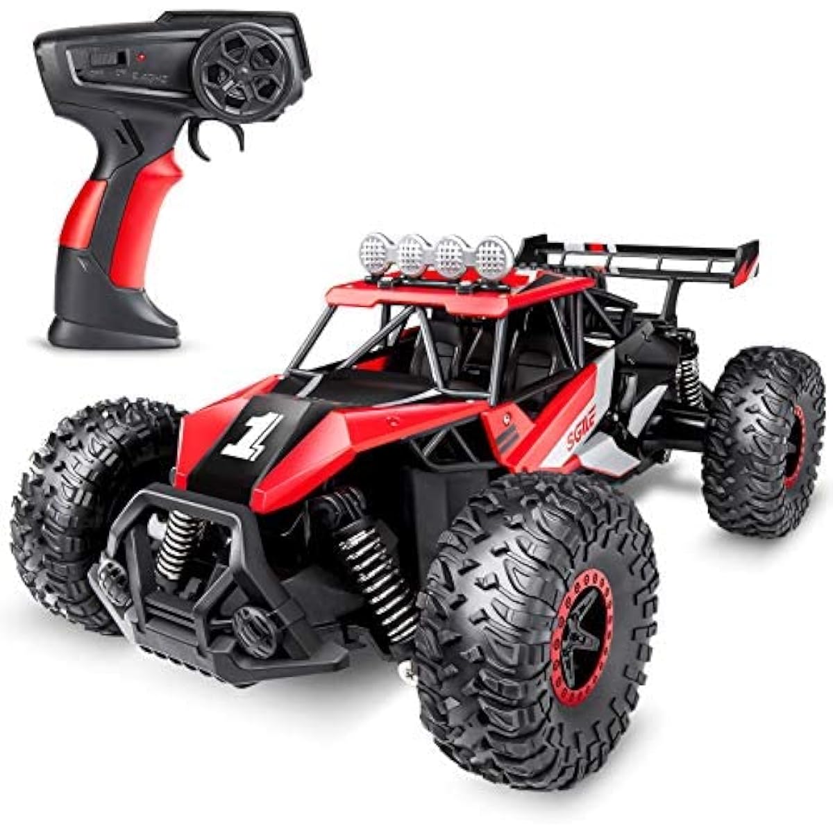 SGILE Remote Control Car Toys for Boys Girls 2.4GHz RC Drift Race Car, 1:16 Scale High Speed Crawler Truck with 2 Batteries for 50 Minutes Play, Great Gift for Boys/Girls