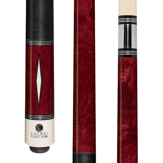 Lucasi Dark Wood Diamond Pool Cue (L-D1)