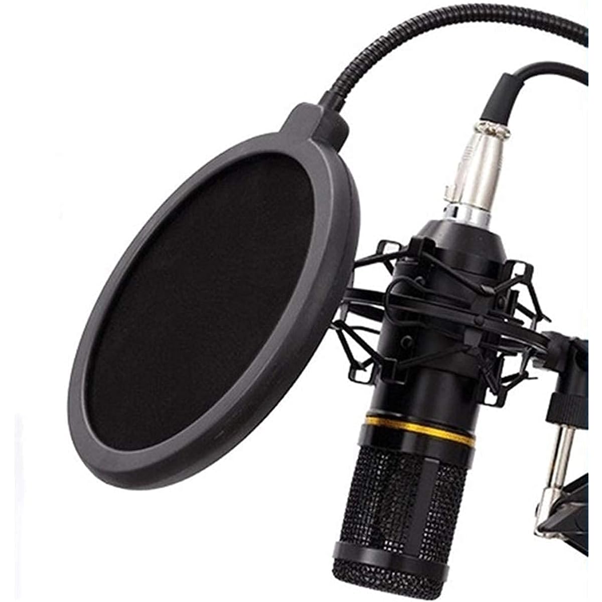 Microphone Condenser Set Cable and Sound Card for Recording Broadcast Singing Live Stream Vocal Microphone