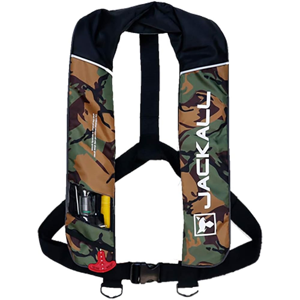 JACKALL automatic inflatable life jacket JK2520RS 70-100cm