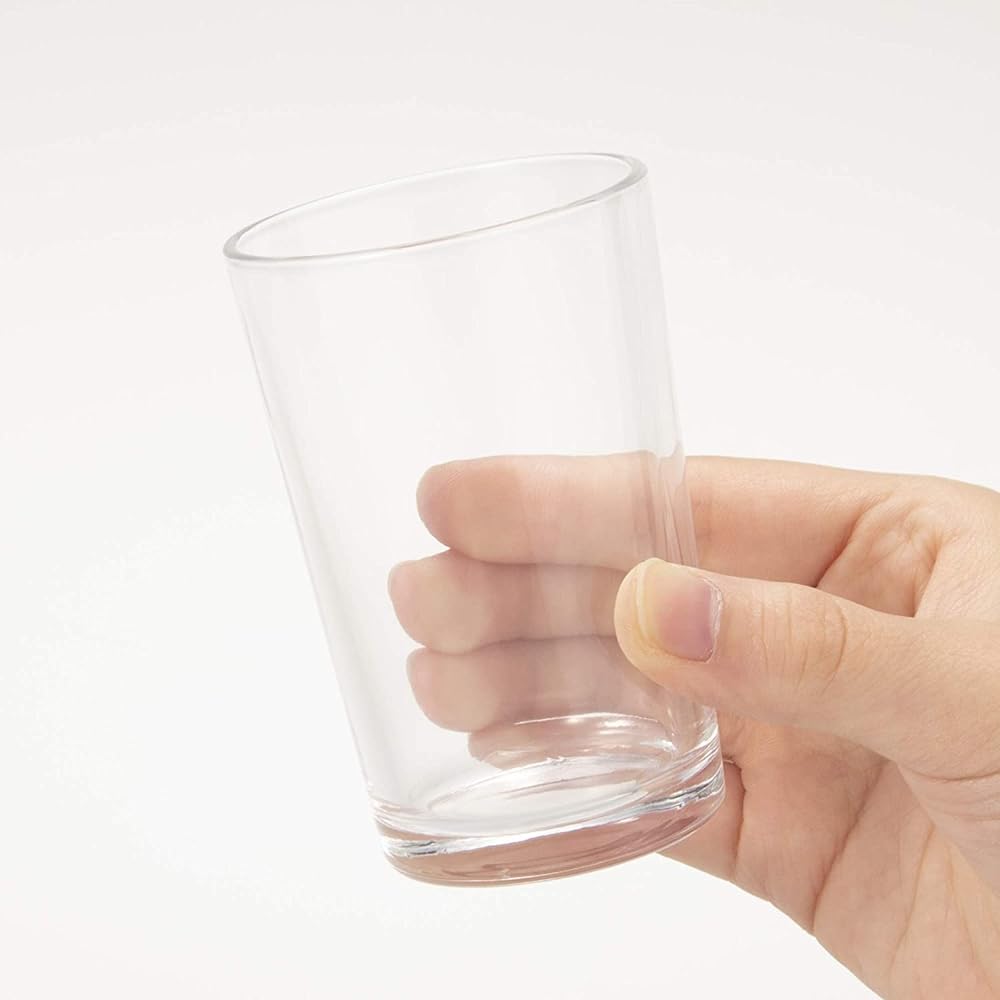 Toyo Sasaki Glass Glass Standard Press 6 Tumbler Made in Japan Dishwasher Safe (Sold in Case) Approx. 170ml P-01102 60 pieces