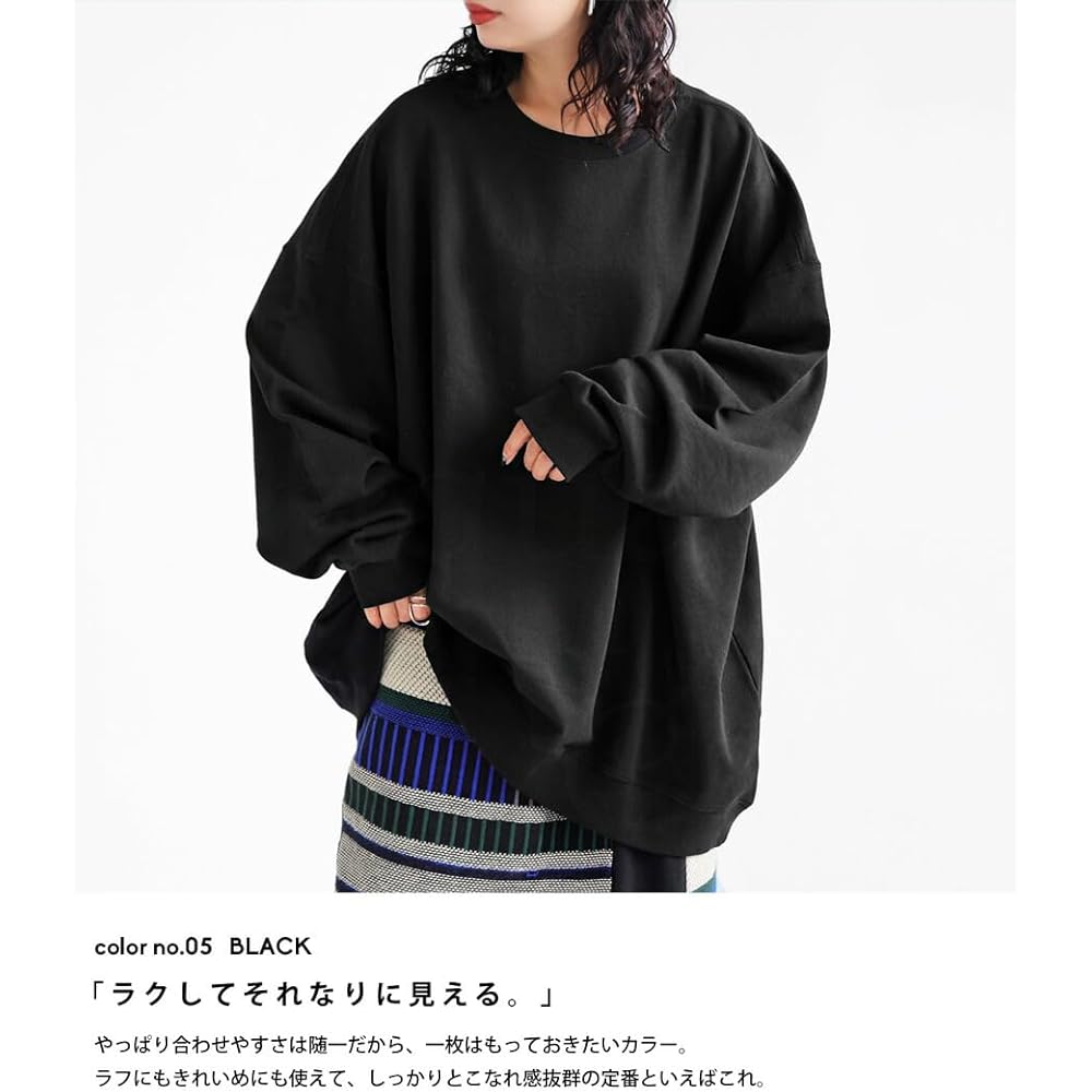 [antiqua] [Antika] Fleece Pullover Sweatshirt Women's 100 Cotton ZYA-00009