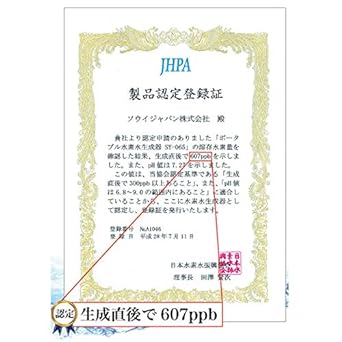 [Made in Japan] [BLIST] Rechargeable portable hydrogen water generator Lily Lily BW-038 Japan Hydrogen Water Promotion Association certified product/Running/Training/Exercise/Hydrogen/Marathon/Muscle training/Gym/Fitness/