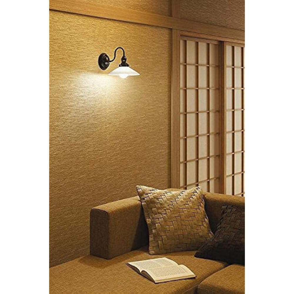 Daiko Electric DAIKO LED Bracket Light with Lamp LED Bulb 4.3W (E26) Bulb Color 2700K Electrical Work Required Black LZK-91226YTE