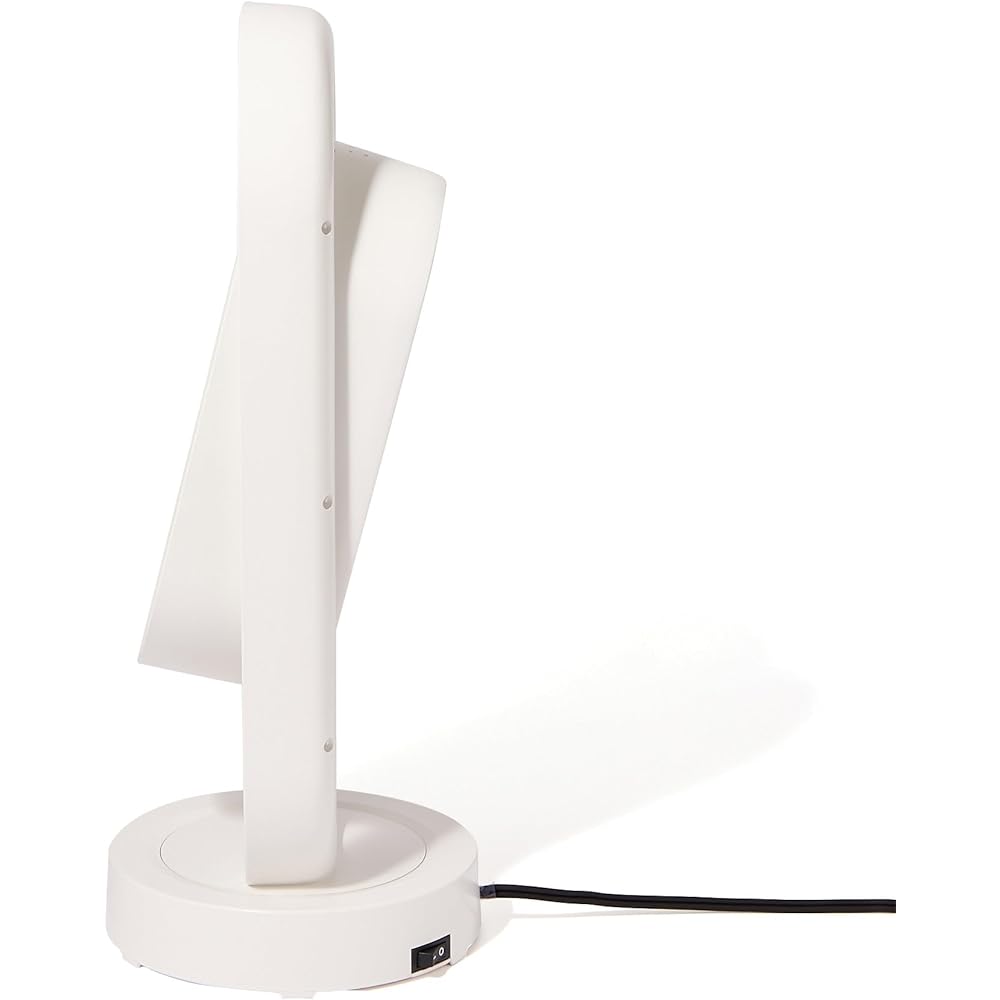 Francfranc Rocco 3D fan heater, white, 2-stage air volume, with ventilation function, automatic off when falling, with timer function, remote control, remote control, filter removal, circulator heater