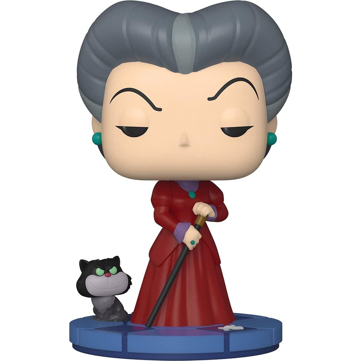 POP Disney: Villains - Lady Tremaine (Evil Stepmother) Funko Pop! Vinyl Figure (Includes Compatible Pop Box Protector Case), Multicolor, 3.75"