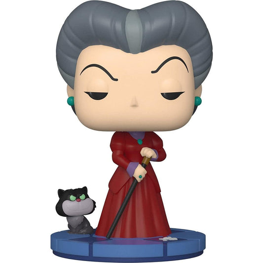 POP Disney: Villains - Lady Tremaine (Evil Stepmother) Funko Pop! Vinyl Figure (Includes Compatible Pop Box Protector Case), Multicolor, 3.75"