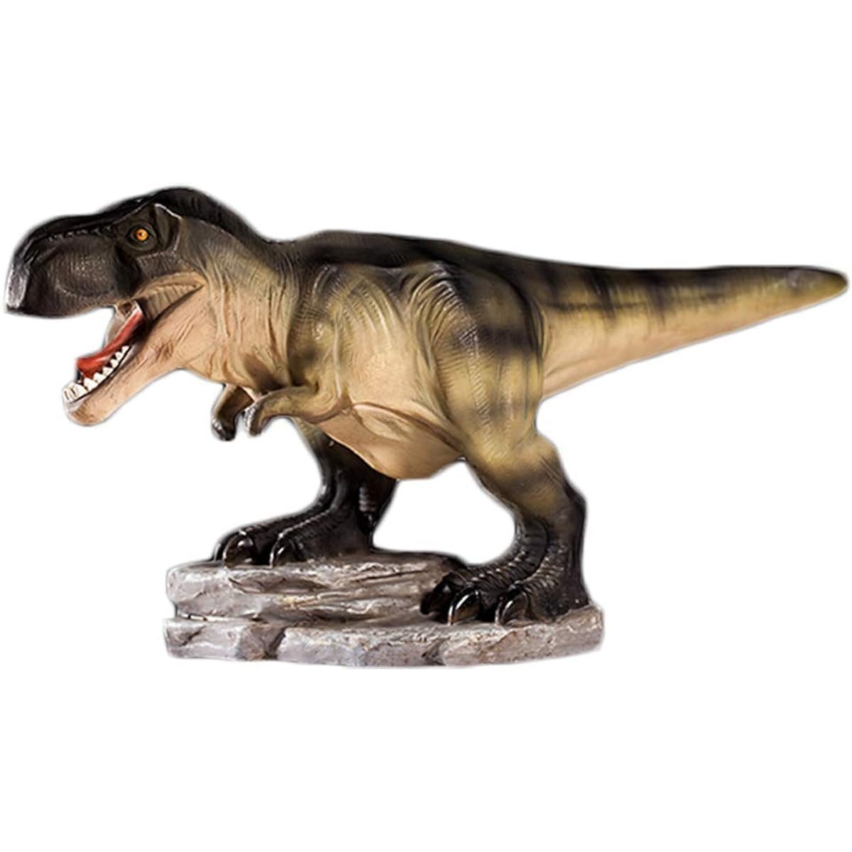 WAIT FLY 7.5x7.5 Inch Cute Green Dinosaur Shape Large Size Resin Piggy Bank for Kids Boys Girls Home Decoration 265