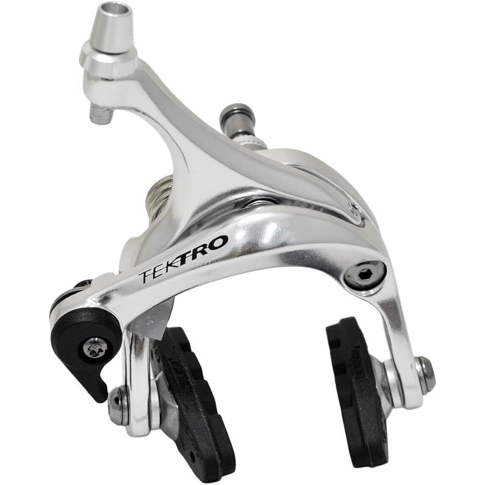 TEKTRO R326 Road Bike Dual Pivot Caliper Brake Set (Front + Rear), Silver, MH2651
