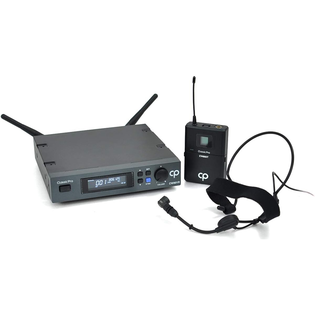 CLASSIC PRO Classic Pro CWS800 Series Wireless Set CWS807H Wireless Set, Headset Microphone