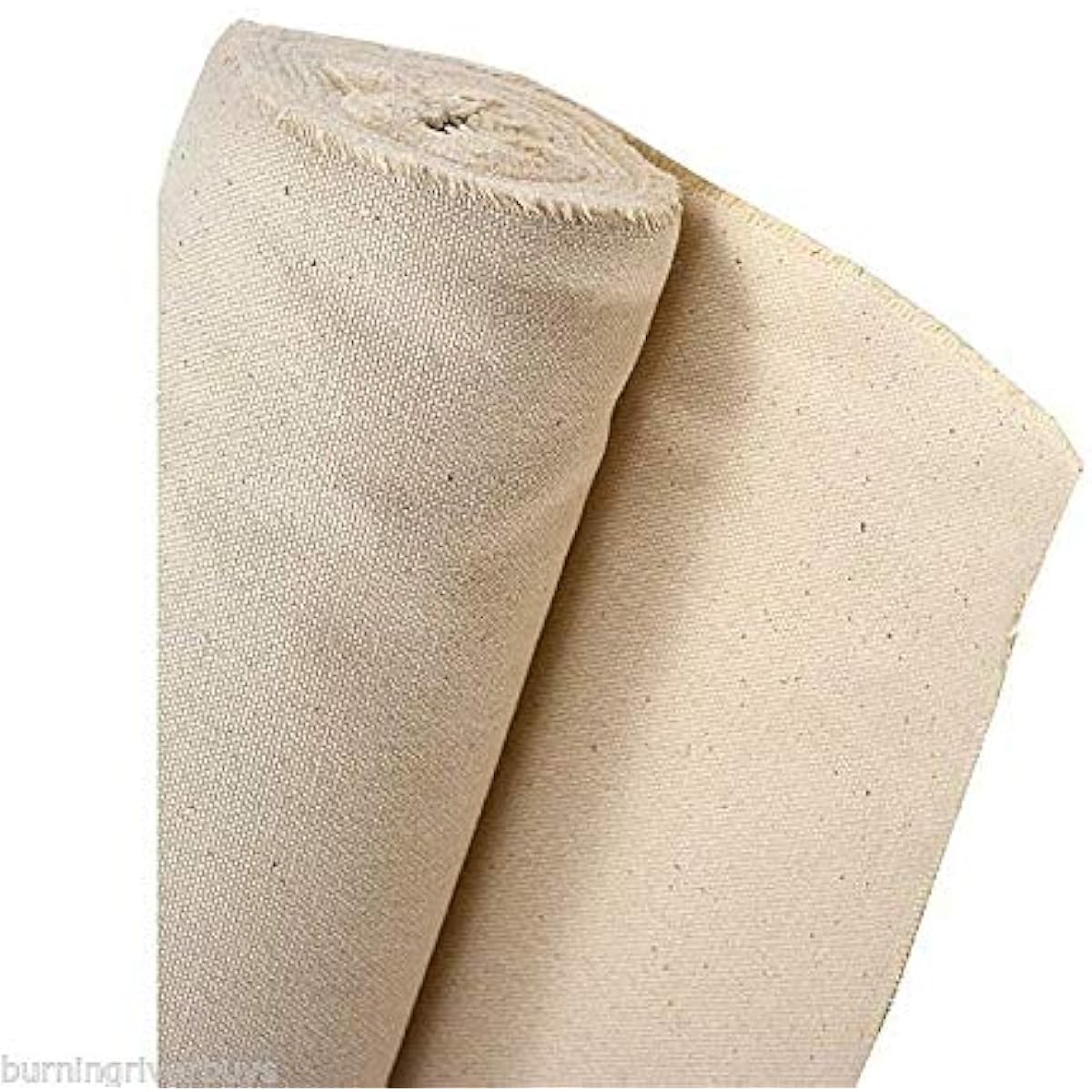 Canvas Bulk Roll 100% Cotton 6oz 60" Wide x 50 Yards Artist & Multi-Purpose