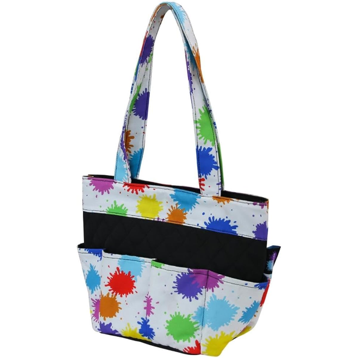 Bingo Dauber Bag 8 Pocket Large Tote Bag for Carrying Bingo Supplies