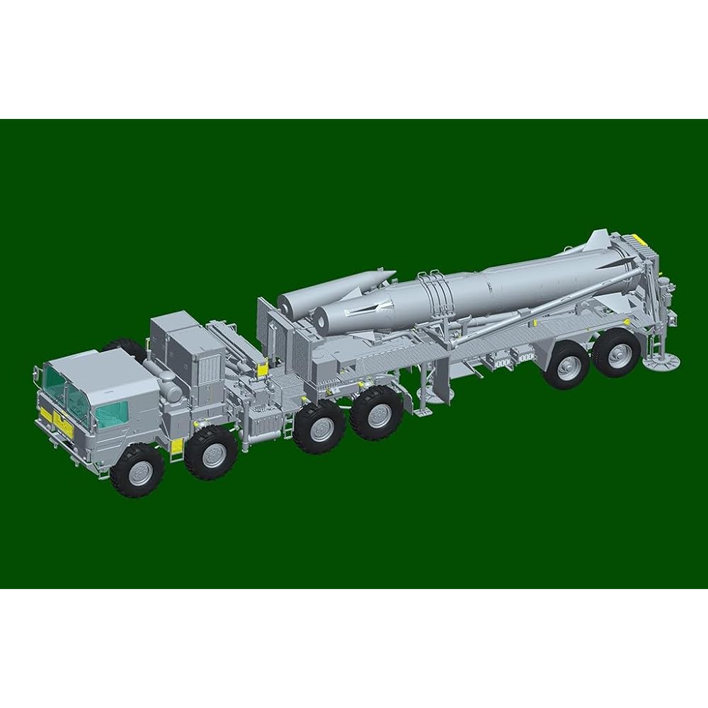 I Love Kit 1/35 US Army M1001 Tractor/M790 Launch Pad Trailer with Pershing 2 Missile Plastic Model ILK63527