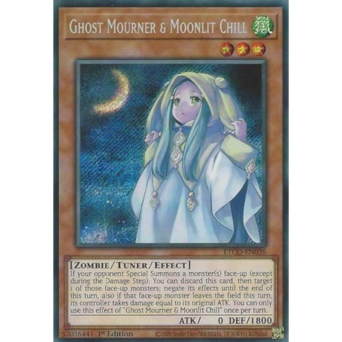 Ghost Marner & Moonlight Chill ETCO-EN036 Secret Rare 1st Edition