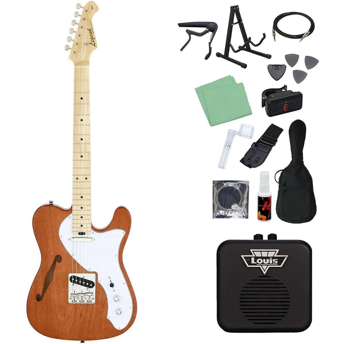 LEGEND LTE-69TL Electric Guitar Beginner 14-piece Set [Mini Amplifier Included] 3TS Legend