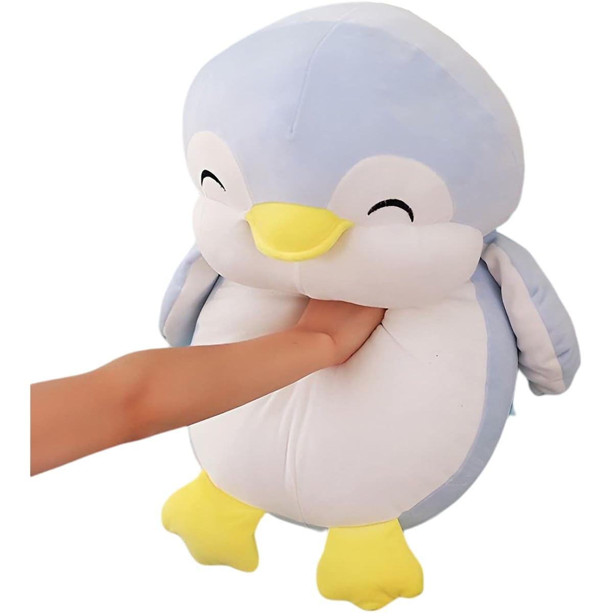 XIOU Stuffed Animal Penguin Plush Toy Soft Penguin Stuffed Animal Doll Gift for Kids Girls Boys Girlfriend Valentine's Day Gift Throw Pillow(Blue,11.8inch/30cm)