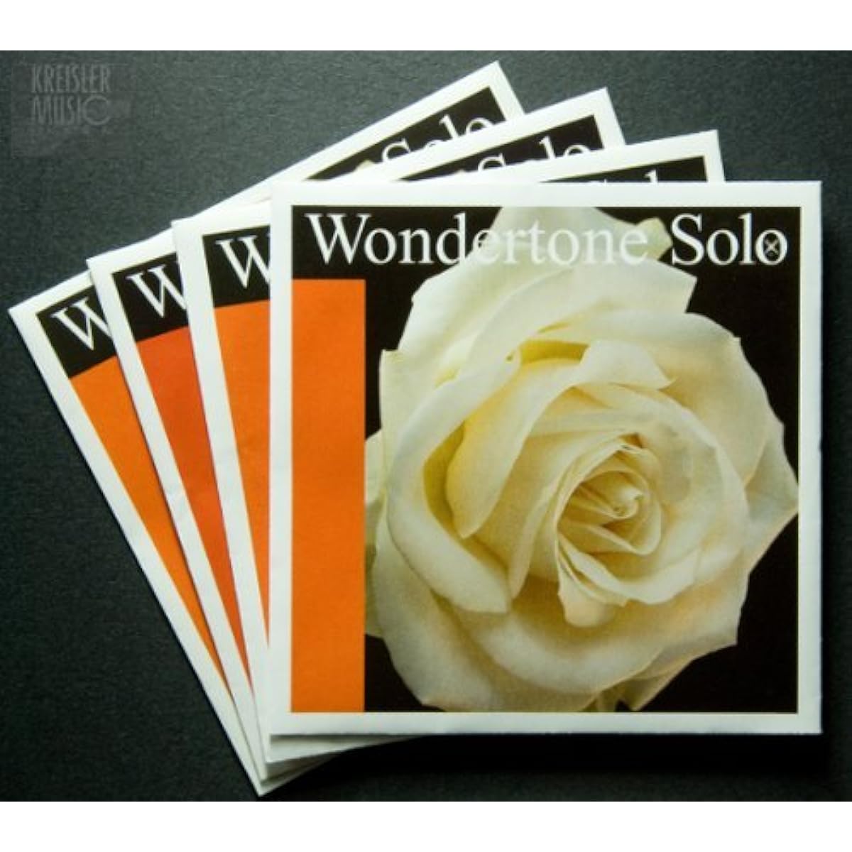 PIRASTRO Wondertone Solo Wondertone Solo Violin 4-String Set (E string: Silvery Steel Loop End)