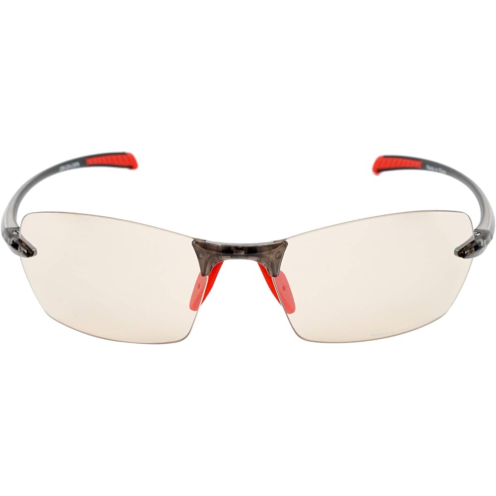 L-BALANCE EYES Walking Glasses LBW-324-2 Clear Gray & Red/Light Brown